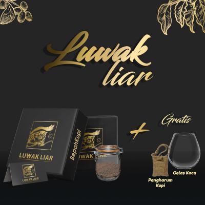 Luwak Liar 50 Gr || FREE Glass & Coffee Air Freshener